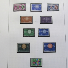 Cept Sammlung 1956 - 1973 postfrisch komplett