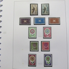 Cept Sammlung 1956 - 1973 postfrisch komplett