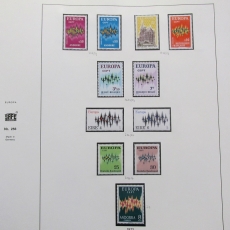 Cept Sammlung 1956 - 1973 postfrisch komplett