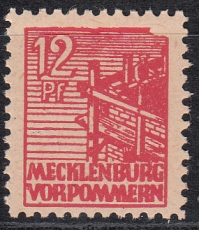 SBZ Mi.-Nr. 36 zb II ** gepr. BPP