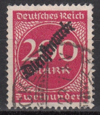 Deutsches Reich Dienst Mi.-Nr. 78 oo