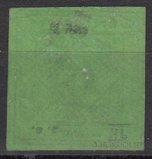 Württemberg Mi.-Nr. 3 a II b oo gepr.