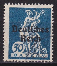 Deutsches Reich Mi.-Nr. 123 oo gepr. INFLA