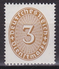 Deutsches Reich Dienst Mi.-Nr. 114 X **
