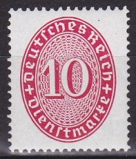 Deutsches Reich Dienst Mi.-Nr. 117 X **