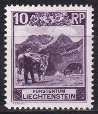 Liechtenstein-Mi.-Nr. 96 B **