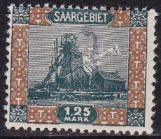 Saar Mi.-Nr. 64 *