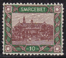 Saar Mi.-Nr. 68 *