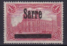 Saar Mi.-Nr. 17 A I **