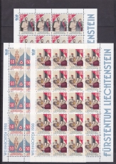 Liechtenstein Kleinbogen Mi.-Nr. 954/56 **