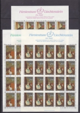 Liechtenstein Kleinbogen Mi.-Nr. 957/59 **