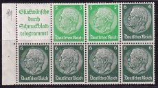 Deutsches Reich Mi.-Nr. H-Blatt 99.1 B **