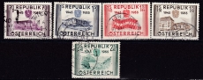 Österreich Mi.-Nr. 1012/16 oo