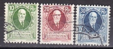 Liechtenstein Mi.-Nr. 72/74 oo