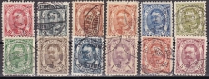 Luxemburg Mi.-Nr. 72/83 oo