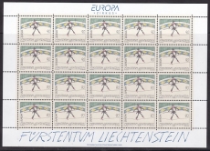 Liechtenstein Kleinbogen Mi.-Nr. 1283/4 **