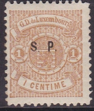 Luxemburg Dienst Mi.-Nr. 27 I *