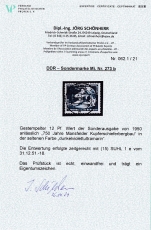 DDR Mi.-Nr. 273 b oo Fotoattest