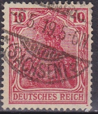 Deutsches Reich Mi.-Nr. 86 II f oo gepr. BPP Zahnfehler