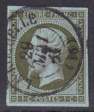 Alt - Frankreich Mi.-Nr. 10 b oo