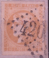 Alt - Frankreich Mi.-Nr. 40 b oo