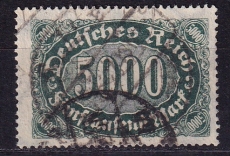 Deutsches Reich Mi.-Nr. 256 d oo gepr. INFLA