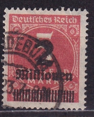 Deutsches Reich Mi.-Nr. 312 A a oo gepr. INFLA