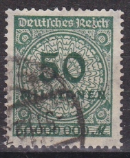 Deutsches Reich Mi.-Nr. 321 A W b oo gepr. INFLA