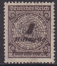 Deutsches Reich Mi.-Nr. 325 A W b oo gepr. INFLA