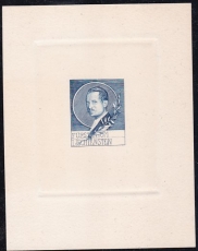 Liechtenstein 1944 Markenentwurf