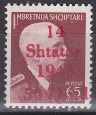 Deutsche Besetzung Albanien Mi.-Nr. 9 **