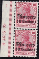 Dt. Kol. Marokko Mi.-Nr. 36 ** HAN U H 4605-09