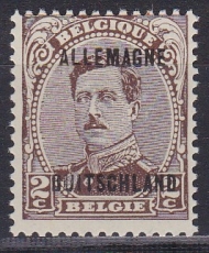 Belgische Militärpost im Rheinland Mi.-Nr. 2 **