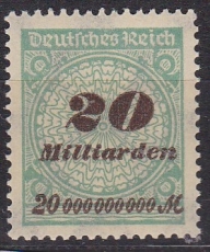 Deutsches Reich Mi.-Nr. 329 A W **