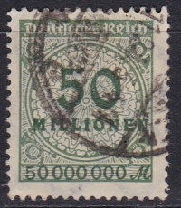 Deutsches Reich Mi.-Nr. 321 A P oo gepr. INFLA