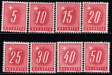 Schweiz Porto Mi. Nr. 54/61 **