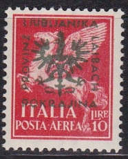 Dt.Bes. Laibach Mi.-Nr. 27 **