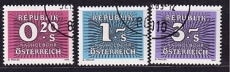 Österreich Porto Mi.-Nr. 261/63 oo