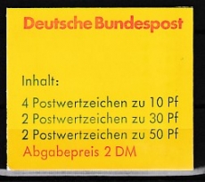 Bund Mi.-Nr. MH 22 I p oz **
