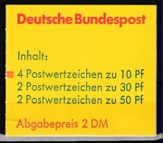 Bund Mi.-Nr. MH 22 I ad K1 mz **