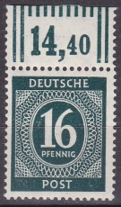 Alli.Bes. Mi.-Nr. 923 a W OR ** gepr.