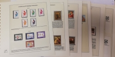 Sammlung Weihnachtsmarken 1985 - 1991