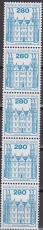 Berlin Mi.-Nr. 676 A R ** 5-Streifen