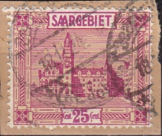 Saar Mi.-Nr. 100 I oo Kurzbefund