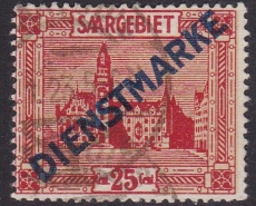 Saar Dienst Mi.-Nr. 6 PF IV oo Kurzbefund