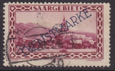 Saar Dienst Mi.-Nr. 18 PF IV oo Kurzbefund