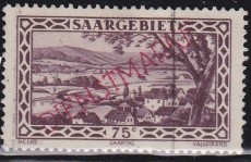 Saar Dienst Mi.-Nr. 19 III oo gepr. Ney