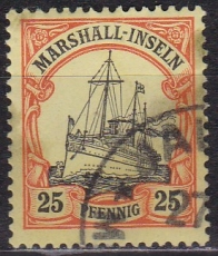 Dt. Kol. Marshall-Inseln Mi.-Nr. 17 oo