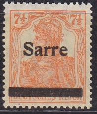 Saar Mi.-Nr. 5 c I ** gepr. BPP