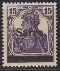 Saar Mi.-Nr. 7 c I ** gepr. BPP
